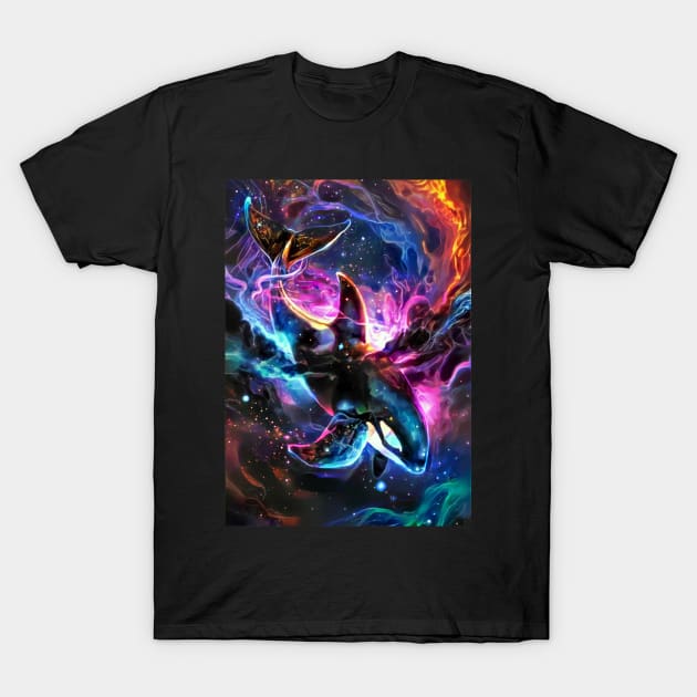 Cosmic Whale T-Shirt by Christian94